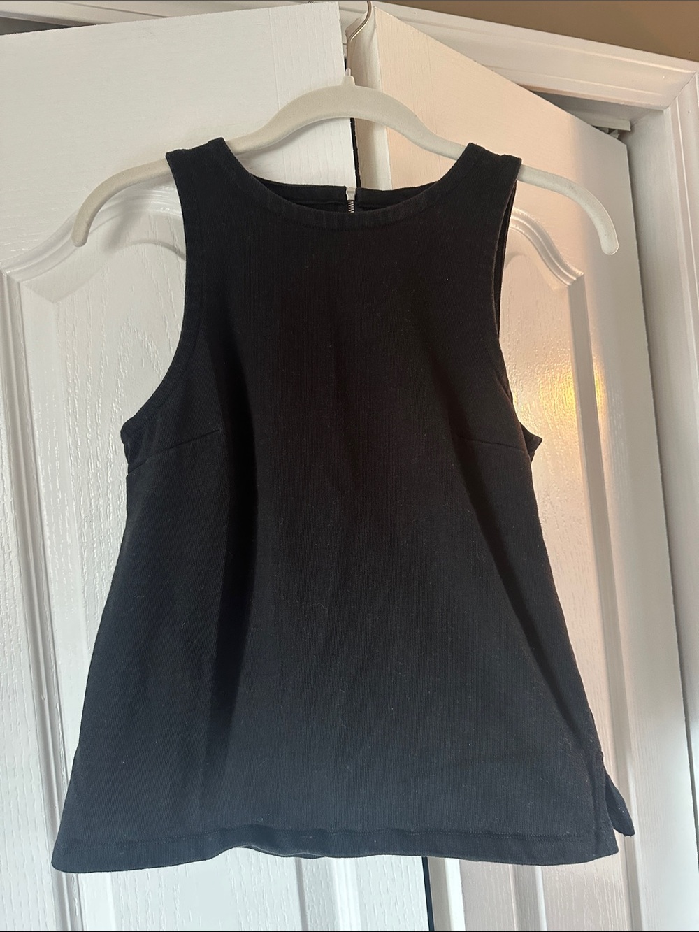 Banana Republic Black Sleeveless A-Line Tank